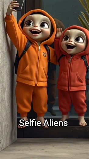 👽 Little Alien Selfie Funny Moment 😆 | Cute Alien Caught on Camera #shorts #viral #funny