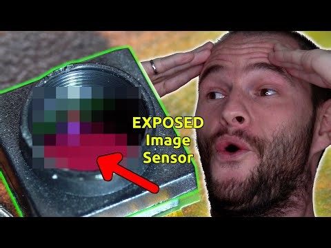 EXPOSING The Raspberry Pi Camera Sensor - Teardown & Speedrunning Custom Lens Systems