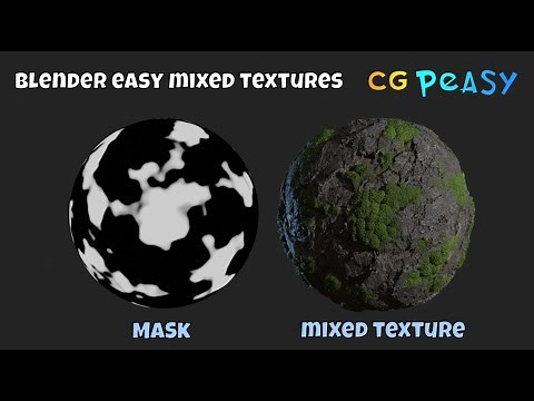 Blender Mix Textures Easy Peasy