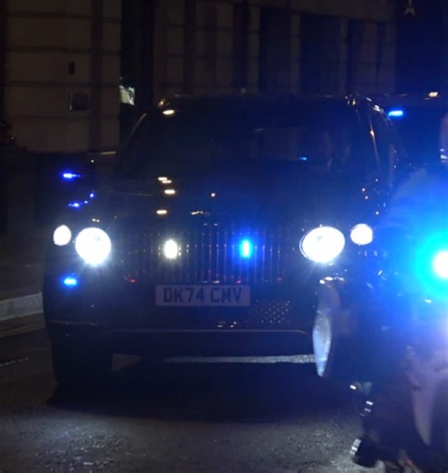 Princess Anne's Motorcade Journey through London