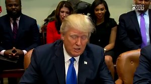 194K views · 1.7K reactions | WATCH: In Black History Month listening session at the White House, Pres. Trump praised black leaders like MLK and Frederick Douglass; he also bemoaned media coverage, talked about schools and jobs, praised Ben Carson and Omarosa, and discussed the election in relation to black voters. | NBC Nightly News with Tom Llamas | Facebook