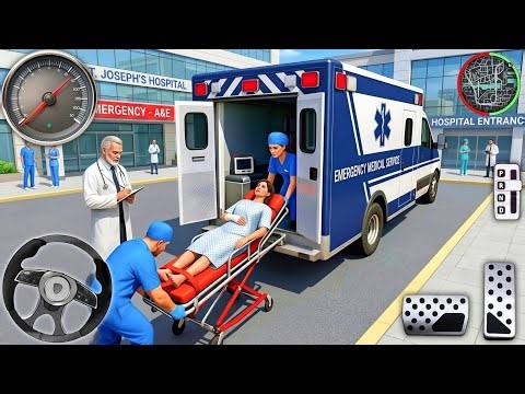Ambulance City Rescue Simulator - 911 US Emergency Ambulance Driving 3D - Android Gameplay