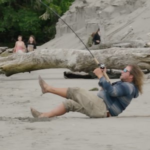 Did you guys know Jordan could run this fast?! 😂 Boat vs Bank Challenge! | Addicted Fishing