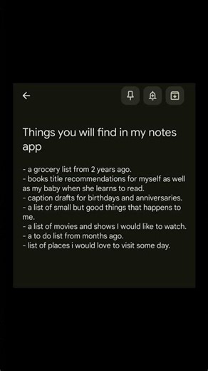 sharing what has been there in my notes app 📝 #ytshorts #notesapp #notes #todolists