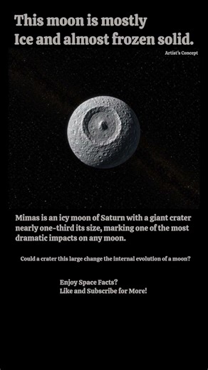 Mimas: Saturn’s Icy Moon With a Giant Scar
