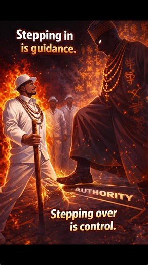 This isn’t anti-Ifá. It’s anti-overreach. Guidance strengthens tradition. Control weakens it. The image challenges behavior — not lineage. It says: Respect the boundaries of each consecrated path. Power doesn’t need to dominate to be valid. There’s a difference between guidance and dominance. Every consecrated path carries its own lineage, its own ceremony, its own authority. When someone steps in to guide, that’s tradition working together. But when someone steps over, that’s ego trying to rewr