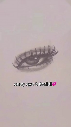 Super Easy Eye Drawing Tutorial