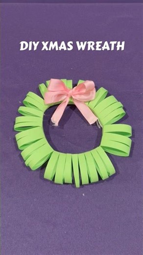 DIY Xmas Wreath - Easy Tutorial #diy #papercraft #origami