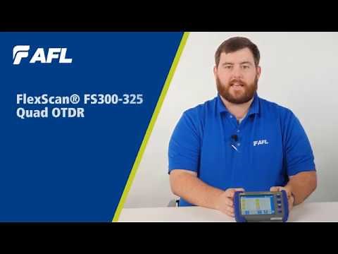 FlexScan® FS300 Quad OTDRs with SmartAuto® & LinkMap® Overview