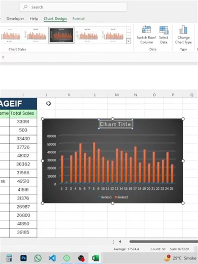 How to Insert Chart in Excel #excel #exceltips #exceltricks #office #foryou