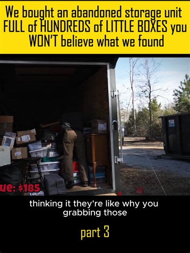 We bought an abandoned storage unit FULL of HUNDREDS of LITTLE BOXES you WON’T believe what we found