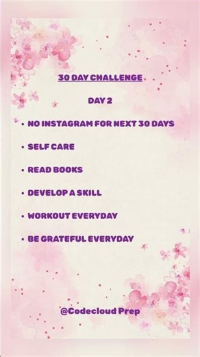 #Day 2 Commit for next 30 days..Do it for yourself✨