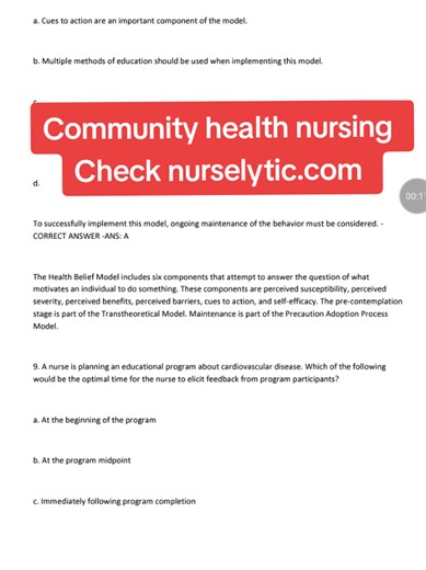 Community Health Nursing Resources for Success