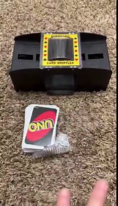 INCTUO Automatic Card Shuffler 2/1/4/6 Deck, Playing Card Shuffler Electric for Poker, UNO, Home Card Game, Texas Hold'em, Blackjack