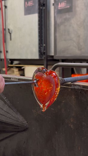 1M views · 11K reactions | Come make a beautiful glass heart for or...