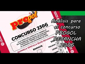 Progol Revancha 2306 - Full Analysis