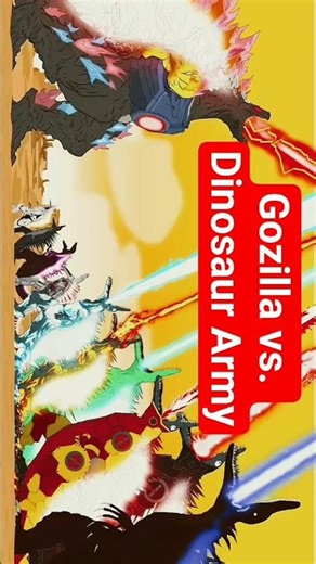 Gozilla vs. Dinosaur Army: The Ultimate Mecha Battle! 🦖🔥