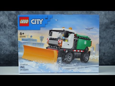 LEGO City 60490 Snowplough - LEGO Speed Build Review
