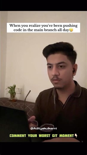 That One Git Mistake 💀 | Developer Life #relatable #shorts #trending #ytshorts