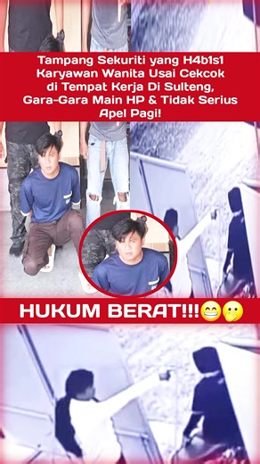 Tampang Sekuriti yang H4b1s1 Karyawan Wanita Usai Cekcok di Tempat Kerja Di Sulteng, Gara-Gara Main HP & Tidak Serius Apel Pagi! Peristiwa B3rd4r4h terjadi di kawasan wisata Pakang Beach, Desa Sabo, Kecamatan Ampana Tete, Kabupaten Tojo Una-Una, Sulawesi Tengah, Sabtu (7/3/2026) pagi. Seorang karyawan perempuan berinisial RA meninggal dunia setelah menjadi korban pen1k4m4n yang dilakukan oleh rekan kerjanya sendiri berinisial NYT, yang diketahui bertugas sebagai petugas keamanan. Kapolres Tojo U
