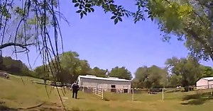 An agitated goat fools officers into responding to its cries for help