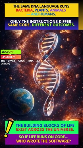 DNA — The Software of Life | The Code That Runs Every Living Thing #space #science #explorephysics