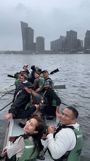 35 reactions | Braving the crazy #melbourneweather with these awesome guys and gals ️️ Kudos to Clara and Daniel for rocking up to #comeandtry our sport despite the tough conditions! Well done #teamspirit #melbournecity #docklandsmelbourne #saturdaymorning #teamsport #dragonboattraining #watersports #trainhardfeelgood #docklandsmelb #teamworkmakesthedreamwork | Southern Storm Paddle Club | Facebook