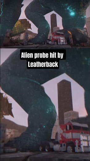 leatherback is back to fight Alien Probe