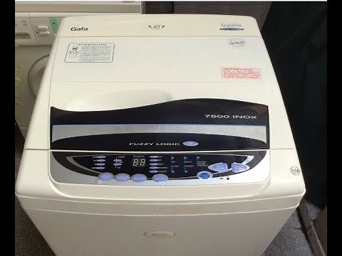 How to program the Gafa 7500 automatic washing machine (custom programs)