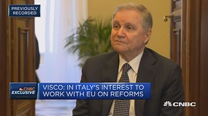 Italy is essential to Europe, Bank of Italy governor says