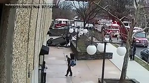 Scary surveillance video shows a car falling 4 floors off a parking garage. | Mashable