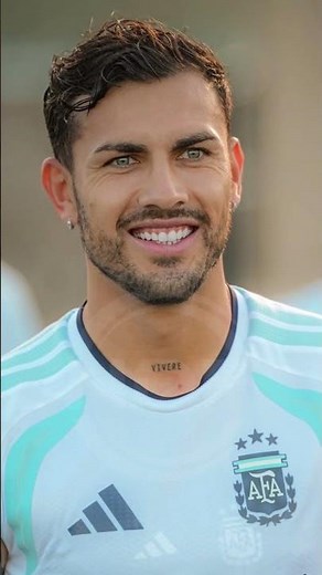 Leandro Paredes voted the most handsome player of the World Cup 😍 #leandroparedes #soccer #worldc...