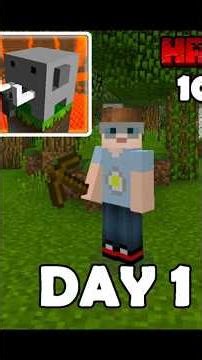 100 Days Survival in OLD Craftsman Building Craft #shorts #craftsman