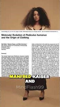 The First Evidence of Clothing #clothing #facts #science #shorts