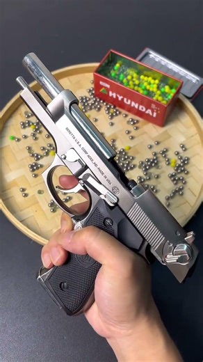 This toy gun offers nonstop fun—check out the video for a live demo! #airsoftcqb #toyguns