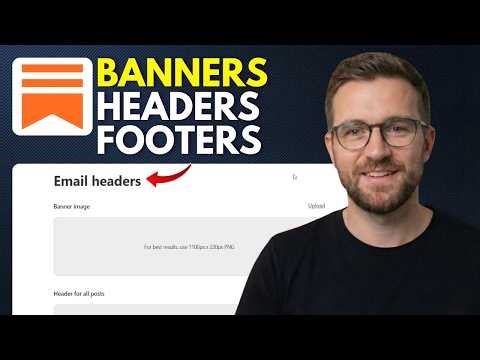 How to Use Banners, Headers, and Footers on Substack (Step By Step 2026)