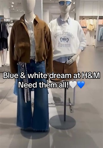 Must-Have Blue & White Fashion from H&M
