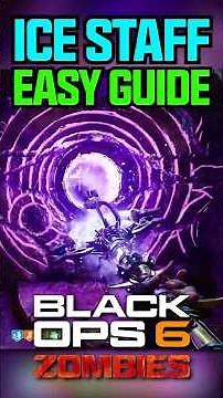 EASY Ice Staff Build & Upgrade Guide on The Tomb! (Black Ops 6 Zombies)
