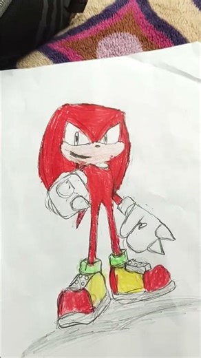 knuckles drawing