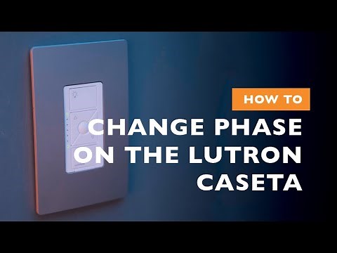 How to change phase on the Lutron Caseta ELV+ PD 5NE Smart Home Connected Dimmer Switch