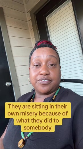 They are sitting in their own misery because of what they did to somebody #ChannelMessage