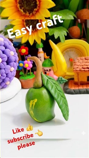 Mango DIY🥭#shorts #youtubeshorts #viralvideo #mango #clay #craft #trending #youtube #@multicreating