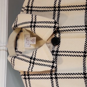 Ann Taylor Loft Wool 3/4 Coat Size 10