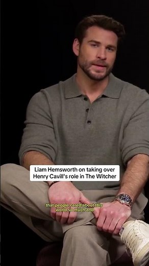 Liam Hemsworth On Taking Over Henry Cavill's Role In The Witcher
