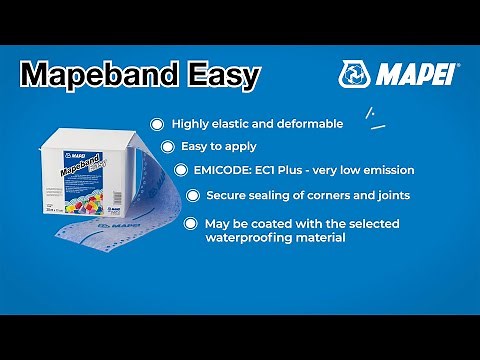 Mapeband Waterproofing Tutorial Video