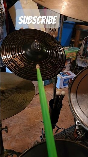 Testing Out My Brand New Splash Cymbal From Guitar Center/Review!