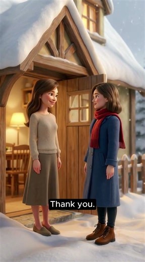 Helping a Neighbor | Simple English Family Story A1–A2