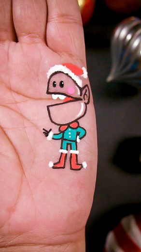 Rob on Instagram: "ROB’S ELF CHALLENGE ✨ Here’s a Christmas doodle challenge for all of you! . It’s super easy so do try it. All you need is : • Markers/sketch pens • A handy hand to draw on. • Robs Elf Challenge Audio . Draw a simple doodle of an ELF on your palm just like I did in the video. Make sure you make the mouth open and give it a quirky expression. Now just make it sing to the audio 😂 . Don’t forget to use the HASHTAG - #Robselfchallenge It’s a simple and fun way to send out some Chr