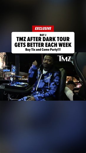 91K views · 309 reactions | Ray J says the TMZ After Dark Tour is one of the best experiences in Los Angeles -- and, he's telling people to buy their tickets soon, because they're gone in a flash. | TMZ | Facebook