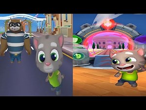 TALKING TOM GOLD RUN 2 VS Talking Tom Candy Run Crazy Games 2021 Gameplay